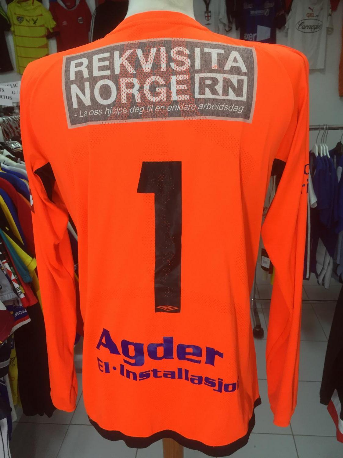 Maillot De Foot FK JERV 2023 - Extérieur Umbro Taille XL, Dos Numéro 10