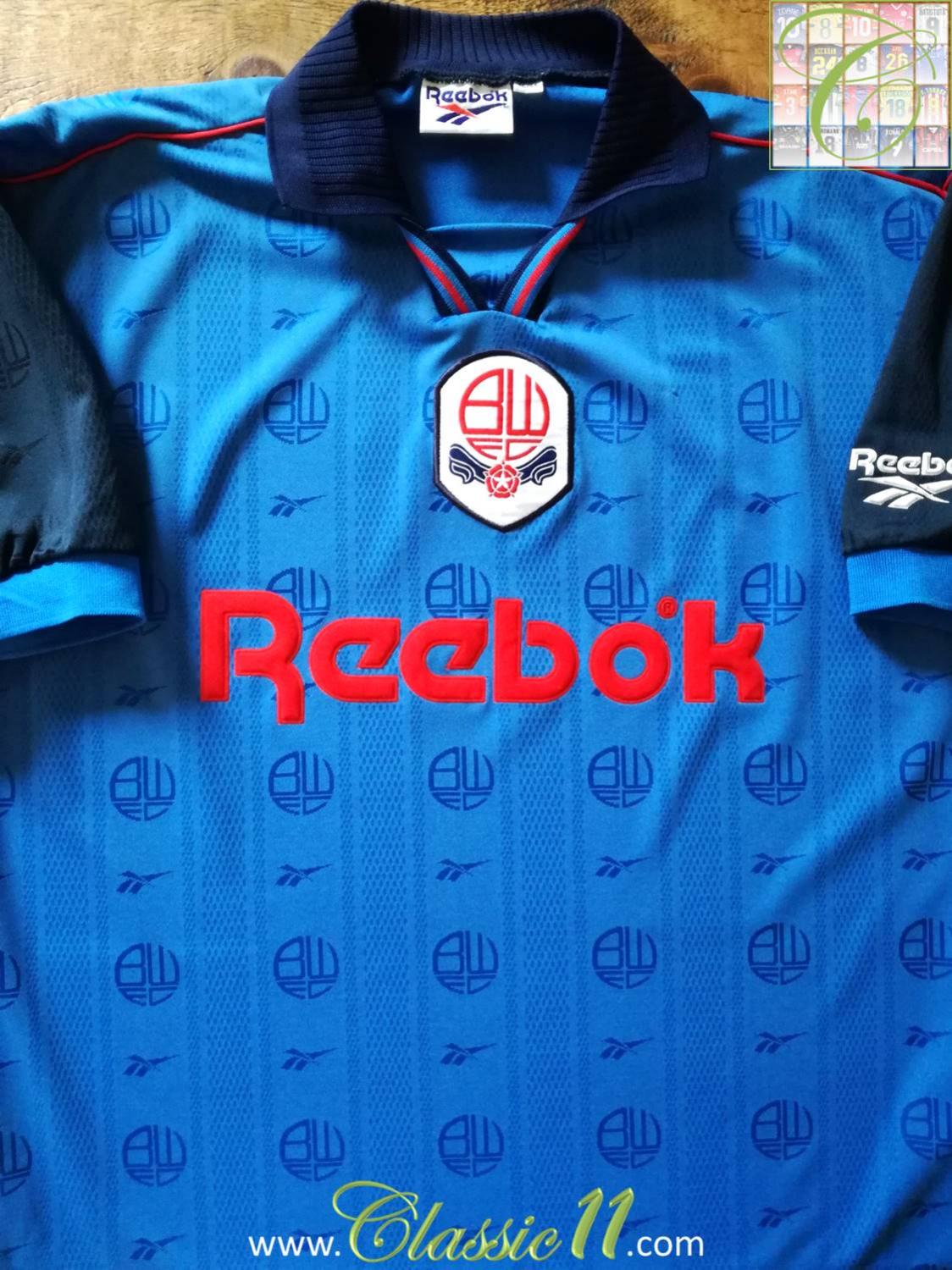 Bolton Third football shirt 1996 - 1997. Sponsored by Reebok