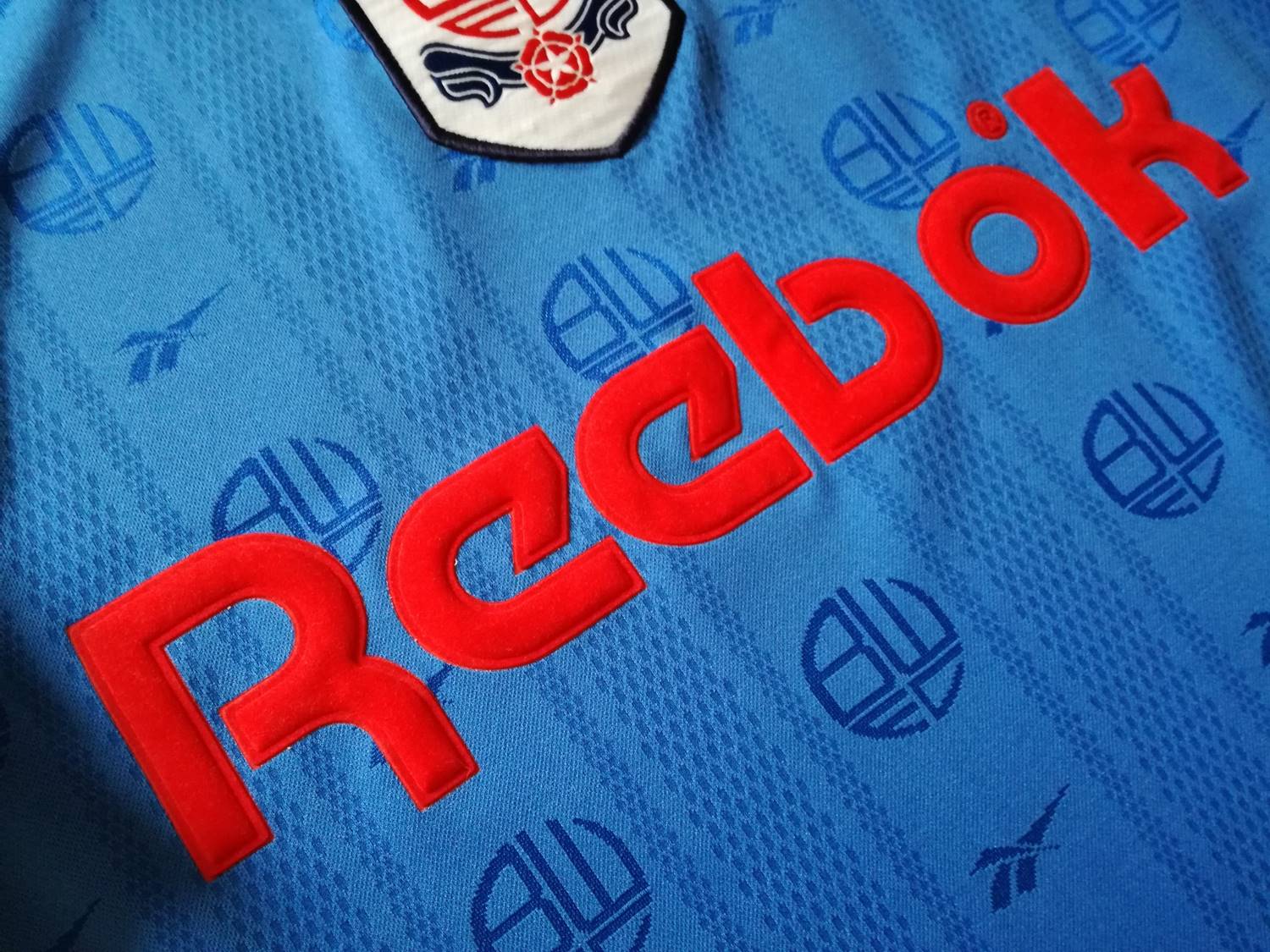 Bolton Third football shirt 1996 - 1997. Sponsored by Reebok