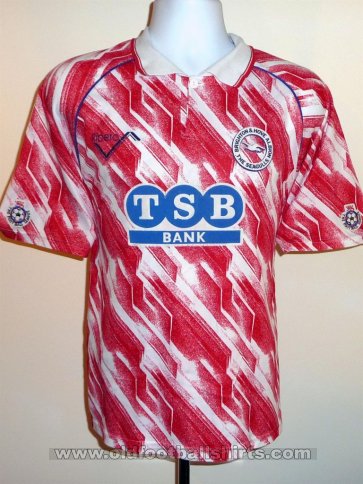 Brighton & Hove Albion Away football shirt 1991 - 1993