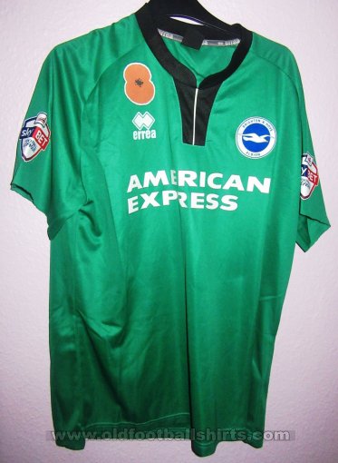 Brighton & Hove Albion Goalkeeper football shirt 2013 - 2014