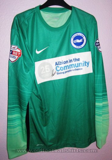 Brighton & Hove Albion Goalkeeper football shirt 2015