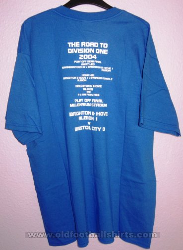 Brighton & Hove Albion Training/Leisure football shirt 2004