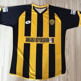 MKE Ankaragucu Home football shirt 2017 - 2018 sponsored by Ankara Buyuksehir