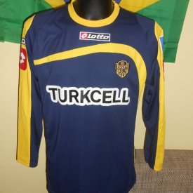 MKE Ankaragucu Home football shirt 2010 - 2011 sponsored by Turkcell