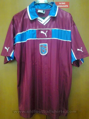 Trabzonspor Home φανέλα ποδόσφαιρου 2000 - 2001