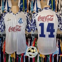 Clube Esportivo Aimoré Home football shirt 1992 sponsored by Coca Cola
