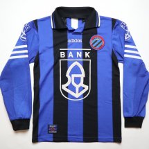 Club Brugge Home football shirt 1996 - 1997 sponsored by Bank