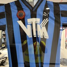 Club Brugge Home football shirt 1993 - 1994 sponsored by VTM