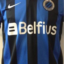 Club Brugge Home football shirt 2013 - 2014 sponsored by Belfius