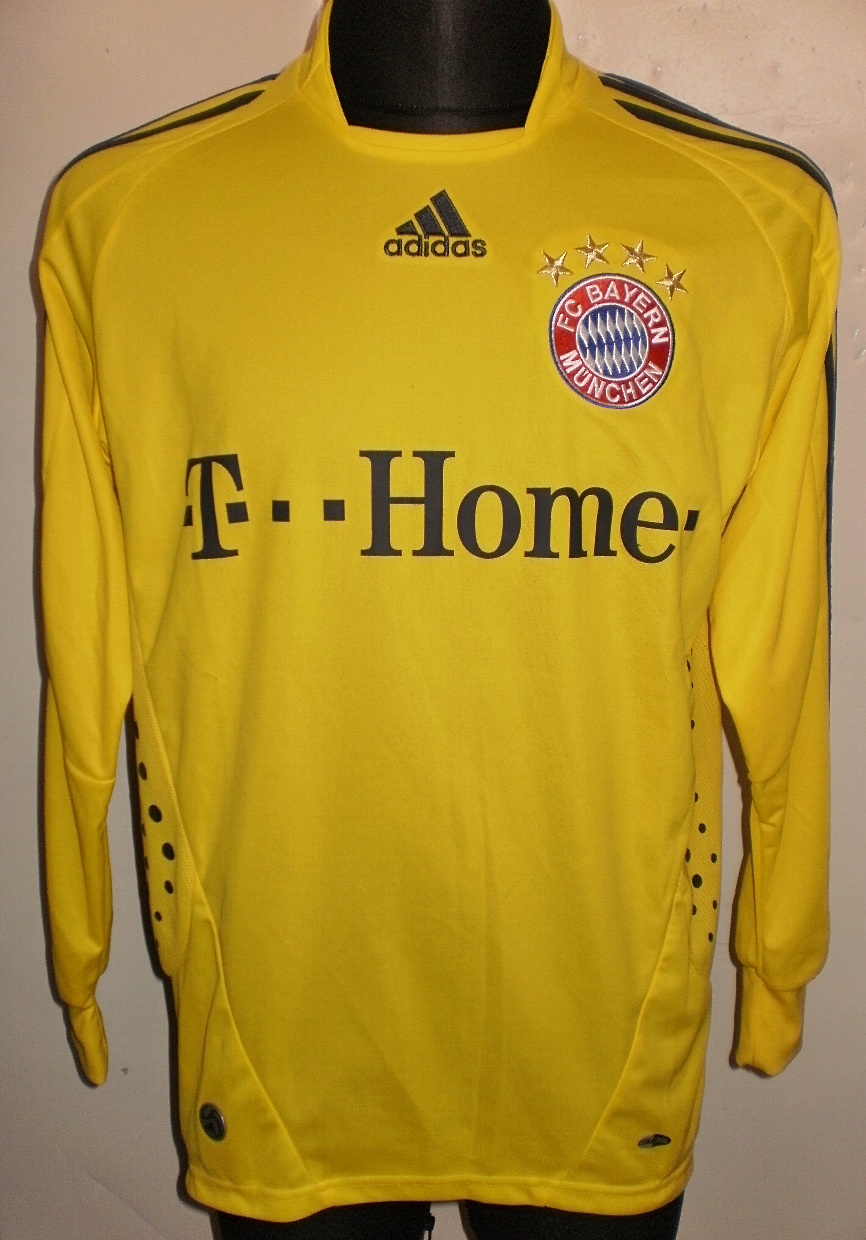 Bayern Munich Gardien de but Maillot de foot 2008 - 2009. Sponsored by Deutsche Telekom
