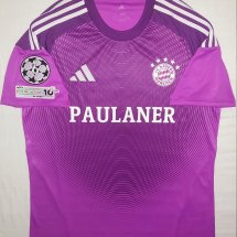 Bayern Munich Goalkeeper football shirt 2025 - 2026 sponsored by Paulaner