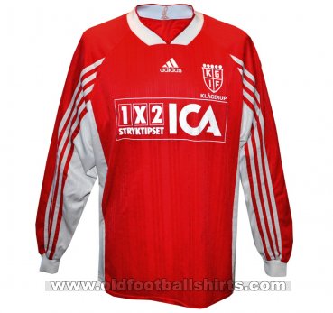 Klågerups GIF Home football shirt 2000 - 2002
