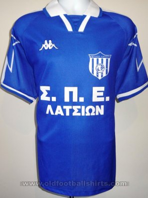 Ethnikos Latsion Home football shirt 1996 - 1997