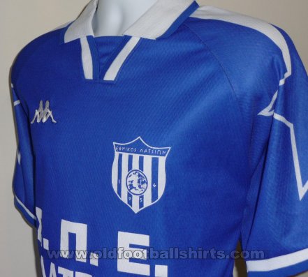 Ethnikos Latsion Home football shirt 1996 - 1997