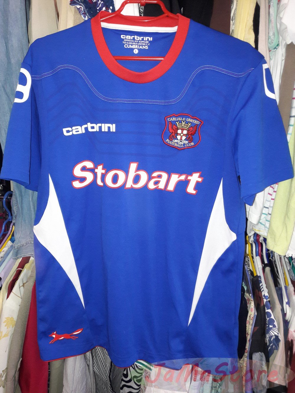 Short Foot Umbro Carlisle United Domicile #17 - Homme Taille L - Blanc