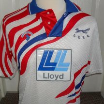 Carlisle United Home football shirt 1992 - 1993 sponsored by Lloyd