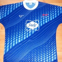Carlisle United Home football shirt 1990 - 1991 sponsored by Sealy