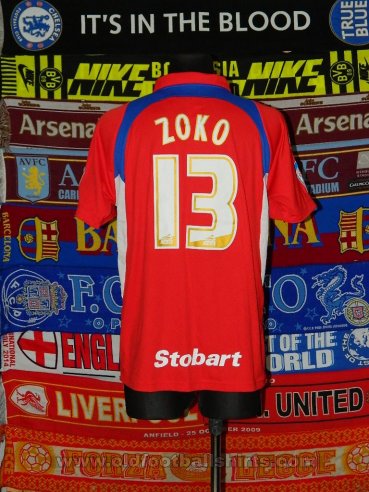 Carlisle United Away football shirt 2009 - 2011