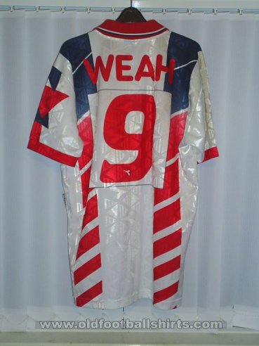 Liberia Away football shirt 1995 - 1996