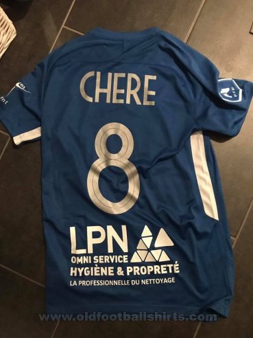 Bourg-Péronnas Home φανέλα ποδόσφαιρου 2018 - 2019