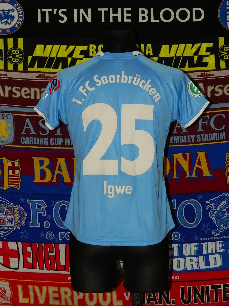 Maillot De Foot Vintage Sarrebruck Nike – N°12, Manches Longues, Taille XL