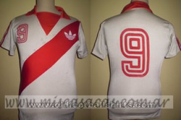 River Plate Home voetbalshirt  1984 - 1985