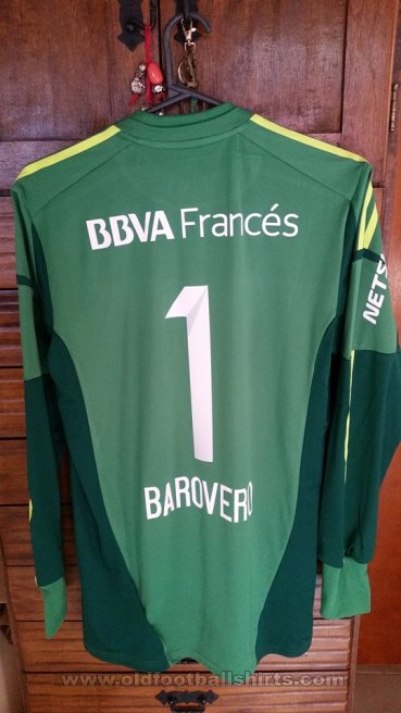 River Plate Τερματοφύλακας φανέλα ποδόσφαιρου 2014 - 2015