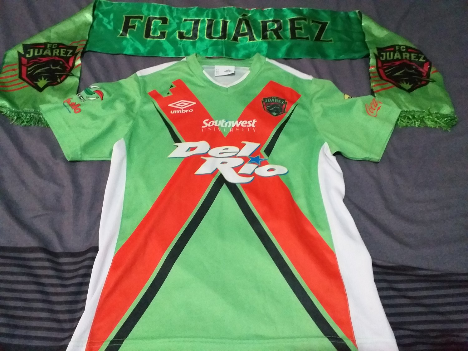 FC Juárez Home football shirt 2015 - 2016. Sponsored by Del Rio