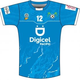 Lautoka F.C. Home football shirt 2024 sponsored by Digicel Pacific