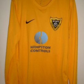 Harborough Town FC Home football shirt 2017 - 2018 sponsored by Kempston Controls