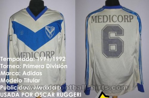 Velez Sarsfield Home football shirt 1991 - 1992