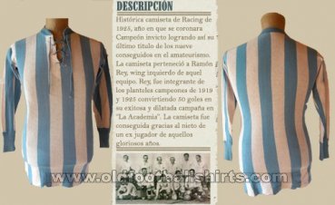 Racing Club Home football shirt 1925