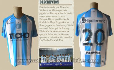 Racing Club Home football shirt 2012