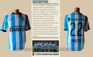 Racing Club Home football shirt 2015