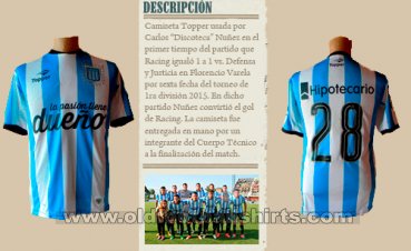 Racing Club Home football shirt 2015