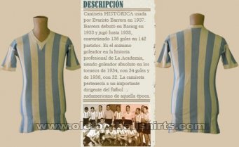 Racing Club Home football shirt 1937
