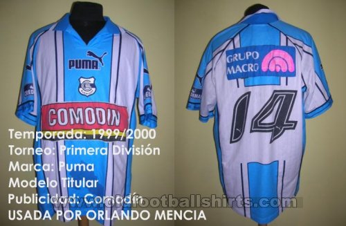 Gimnasia y Esgrima (J) Home football shirt 1999 - 2000