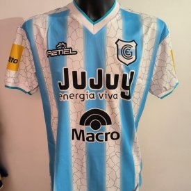 Gimnasia y Esgrima (J) Home football shirt 2021 - 2022 sponsored by JuJuy