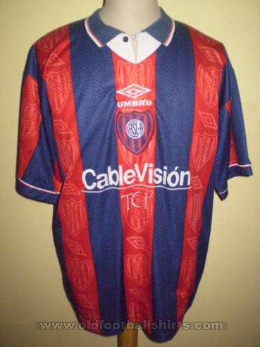 San Lorenzo Home maglia di calcio 1995