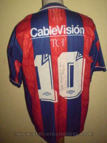 San Lorenzo Home maglia di calcio 1995