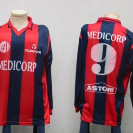 San Lorenzo Home football shirt 1993 - 1994 sponsored by Medicorp