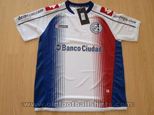 San Lorenzo Visitante Camiseta de Fútbol 2012