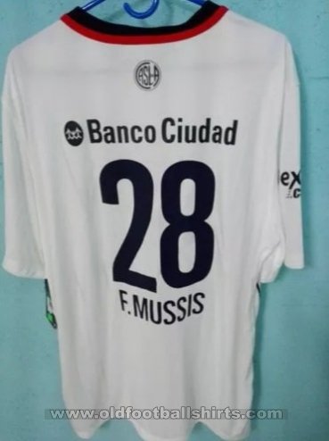 San Lorenzo Visitante Camiseta de Fútbol 2015