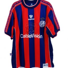 San Lorenzo Home football shirt 2001 sponsored by CableVision