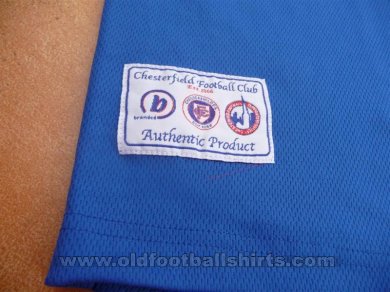 Chesterfield Home football shirt 2003 - 2004