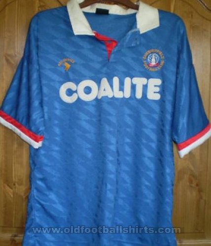 Chesterfield Home football shirt 1990 - 1992