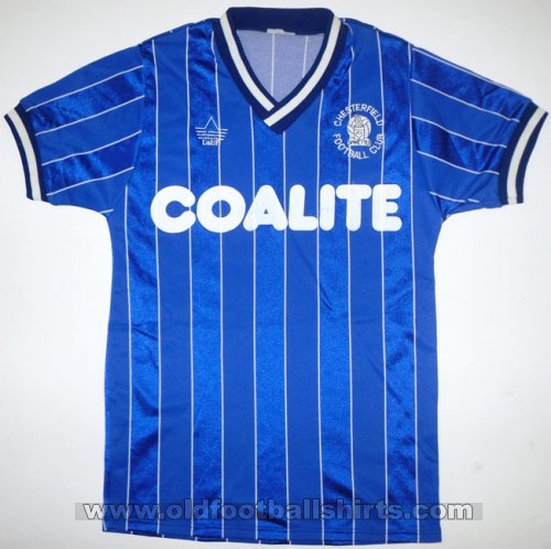 Chesterfield Home football shirt 1986 - 1987