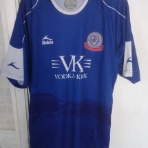 Chesterfield Home football shirt 2009 - 2010 sponsored by VK