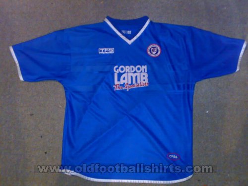 Chesterfield Home football shirt 2001 - 2002